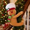 Christmas Gingerbread Man Tree Light Cover & Wine Bottle Decoration