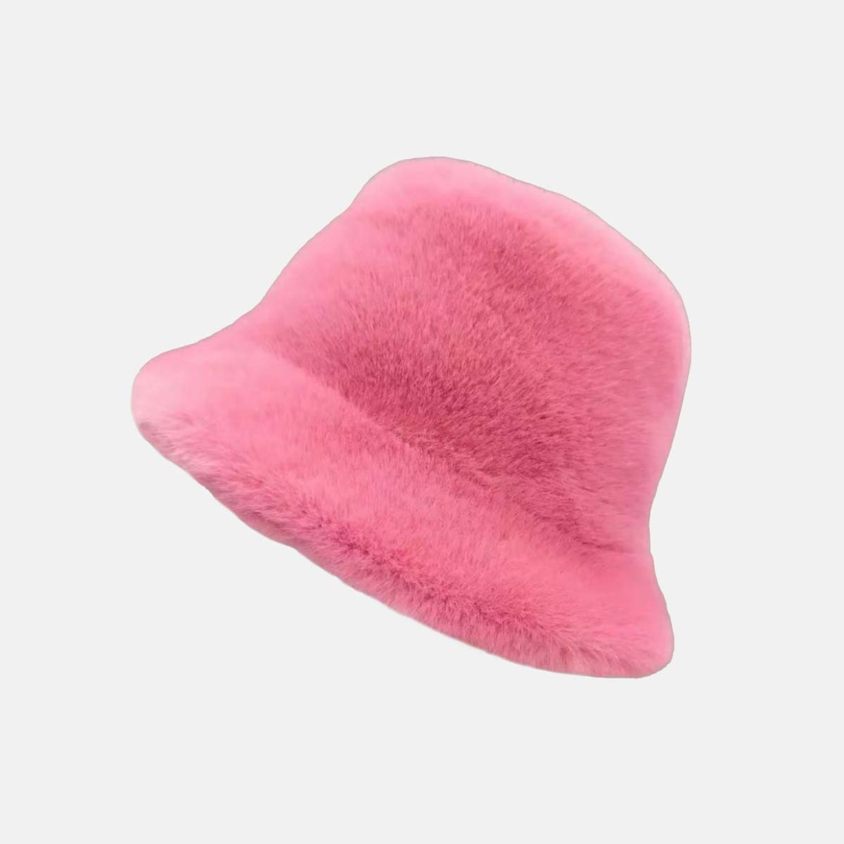 

Шапка из искусственного меха норки для женщин осенью и зимой, утолщенная и теплая рыбацкая шапка, шапка для бассейна, мягкая и пушистая защита для ушей и теплая шапка ONE SIZE французский розовый