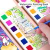 12/20 Premium-Quality Sheets First-Class Portable Superior-Grade Coloring Premium-Quality Book Superior-Grade Children High-Standard Watercolor