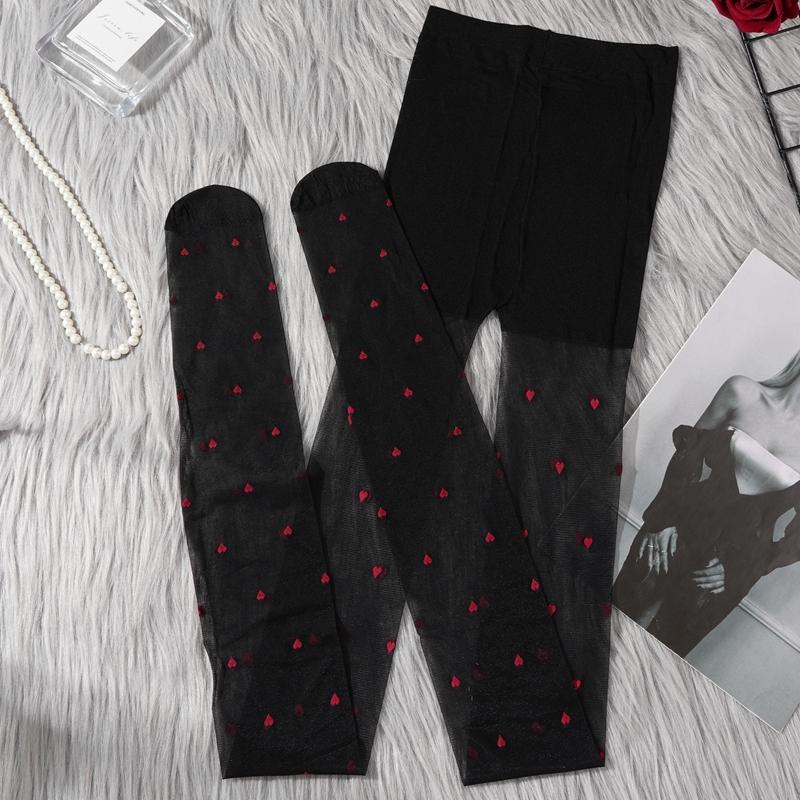 Women Tights Sheer High Waist Pantyhose, Vintage Control Top Stockings Stockings Ultra-thin  Transparent Pantyhose