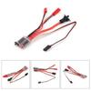 2kHz 20A Brush Motor Speed Controller with Brake for RCCar BoatTank 1/16 1/18 1/24 CrawlerAxial SCX24 AXI90081 AXI00002