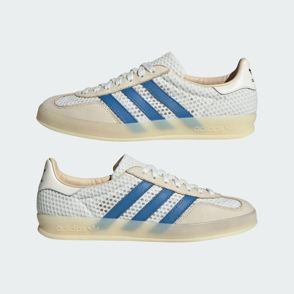 JH5419 Adidas Originals Gazelle Indoor Off White Focus Blue Warm Vanilla (Men's)