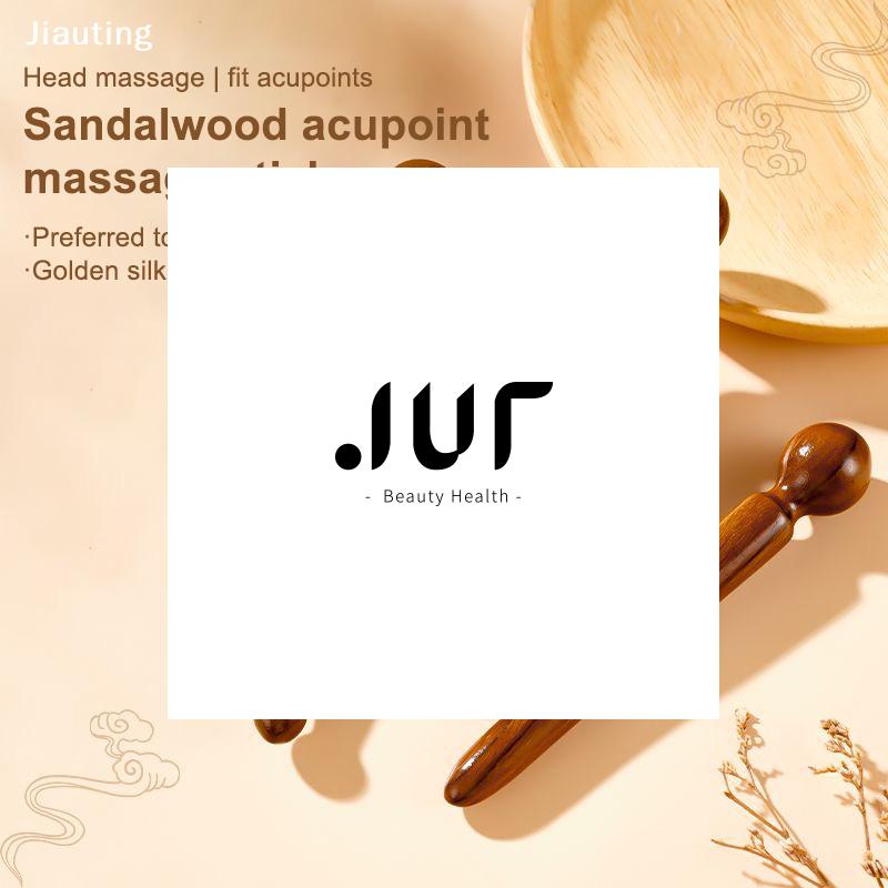 Tool for Wood Massage Stick Natural Sandalwood Massager Acupoint Reflexology Full Body Relaxing Deep Tissue Foot
