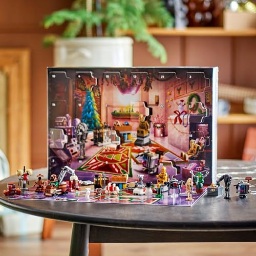 LEGO Star Wars Advent Calendar 2025, Toy, Birthday Gift, Educational Building Blocks, Pretend Play, Dolls, Christmas Gift for Boys and Girls Ages 6, 7