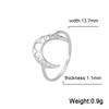 Cazador Stainless Steel Crescent Moon Phase Rings for Women Vintage Jewelry New in Rings Party Anniversary Birthday Gift 2026