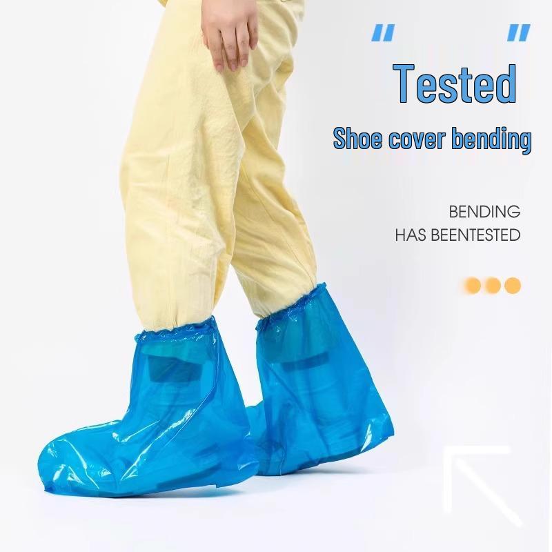 Waterproof Anti-Slip Rain Shoe Covers for Men and Women – Wear-Resistant Mid-Calf Overshoes