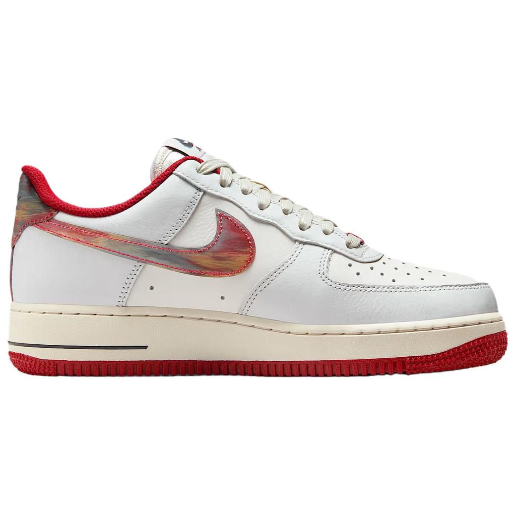 Nike Air Force 1 07 Brushstroke Women Sneakers Red Multi-Color Phantom IM7380-030