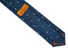 [SIMON CARTER] Simon Carter Panda Gingham Check Silk Tie (Antique Blue)