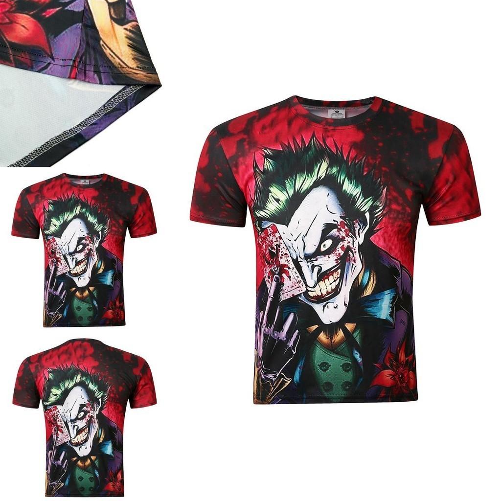 Men's Joker T-shirt High Definition Graphic Artwork And Stretchy Fabric