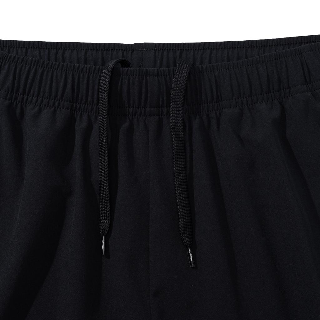 Li-Ning Solid Color Embroidered Logo Comfortable Versatile Casual Sports Pants Men bottoms Black AYKW829-1