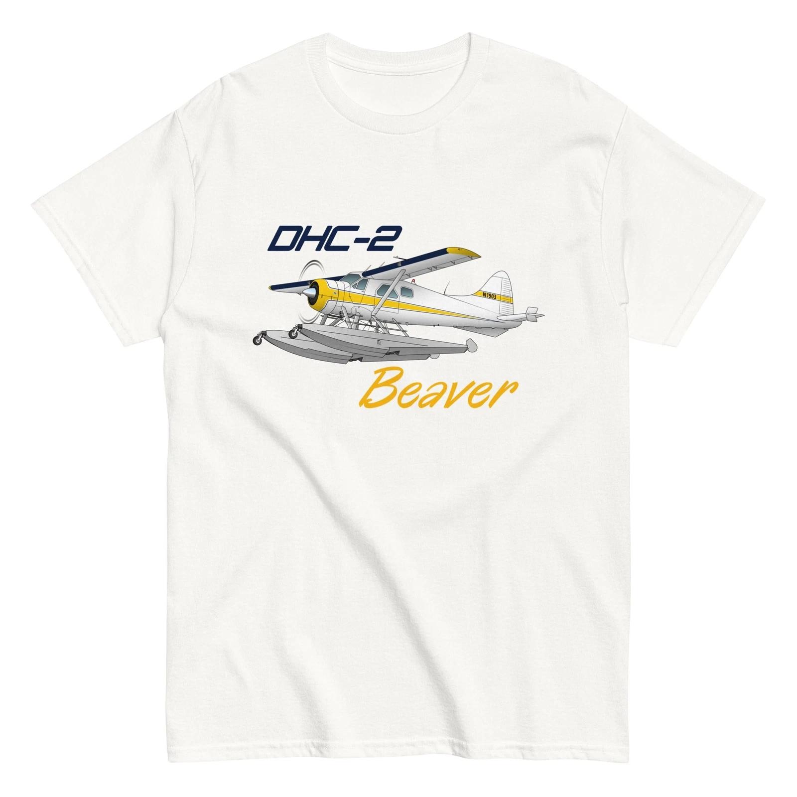 

De Havilland DHC-2 Beaver w/ Floats Airplane T-shirt - Personalized with Your N# 2XL