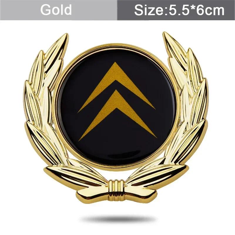 

Car Window Side Body Trunk Badge Emblem Sticker Decal for Citroen C1 C2 C3 C5 DS3 Aircross Picasso Berlingo C-ELYSEE Saxo Xsara золотой