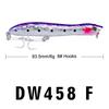 83,5 mm Köder 6 g White Shark Squid Submerged Bait Popper