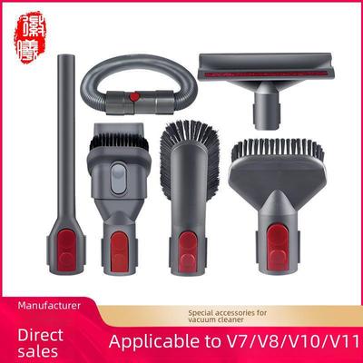 Huixi – langer, flacher Saugkopf und weicher Bürstenaufsatz für die Staubsauger Dyson V7, V8, V10 und V11.
