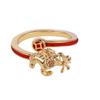 High-End Exquisite 2026 Year of the Horse Zodiac Red String Ring for Girls - Chinese Style Adjustable Finger Ring