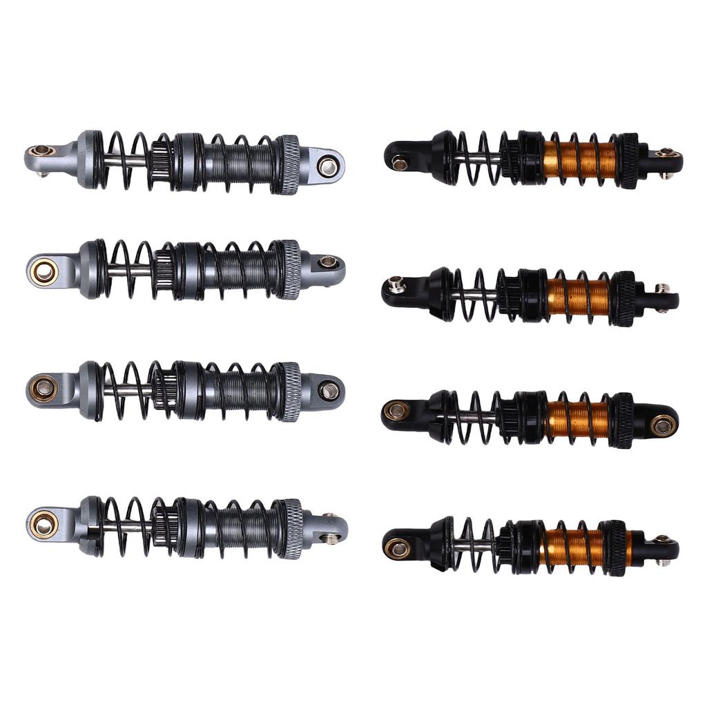4PCS 70mm RC Shock Absorber Set Double Stage Spring Alloy RC Shock Damper Absorber for 1/10 RC Cars