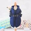Große Hundejacke mit Geschirr, weiche, warme Hundekleidung für den Winter, Labrador, Französische Bulldogge, wasserdichte Mantel-Outfit-Weste für Hunde, S-4XL