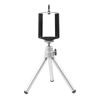 Supporto Treppiede Mini Portatile da Desktop Telescopico Argento Tubo di Rame Tre Sezioni Luce da Pesca Fotocamera Selfie Streaming Live Mobile