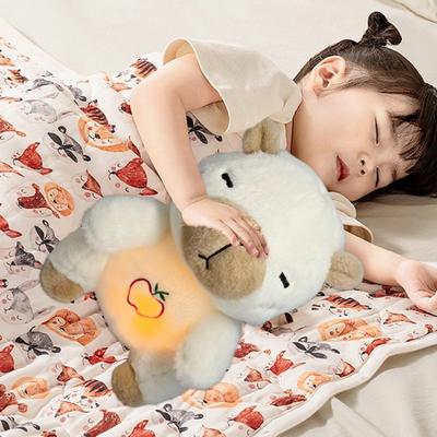Unleashed Calming Doll Sleep Buddy for Anxiety Relief Glowing Plush Toy with Soothing Vibrations Customizable Music Sounds