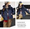Girls' Double Zipper Hooded Windbreaker - Autumn 2025 Korean Style Casual Sports Jacket for Big Kids
