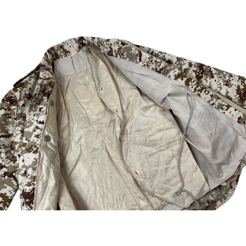 Foreign Trade American Outdoor Desert Camouflage M65 Cotton Added Jacket Military Fans Cargo Cotton-Padded Clothes Outerwear Disassembly Liner Top