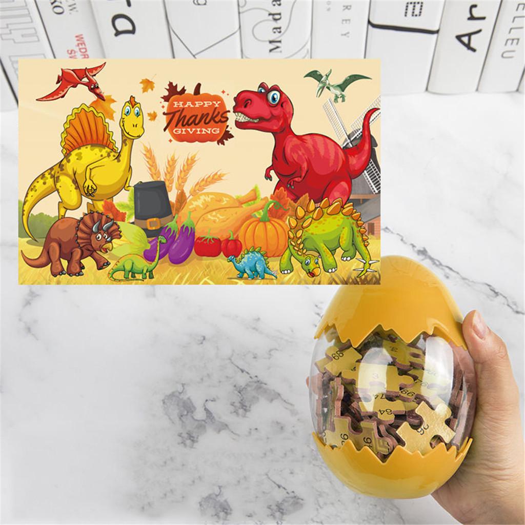 

Dinosaur Puzzle, Wooden Puzzles 60 Pieces Puzzles for Kids 3 Years+Dino Toys Boy