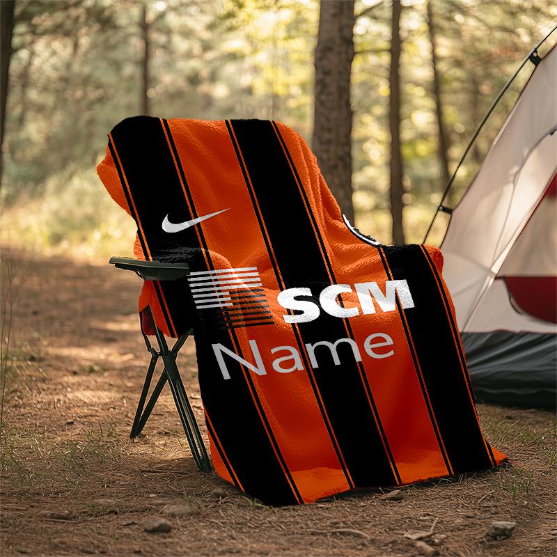 Personalized Custom Name Blanket - FC Shakhtar Donetsk Print Design,Blanket for Sofa,Bed,Travel,Camping - Soft and Warm, Great Gift