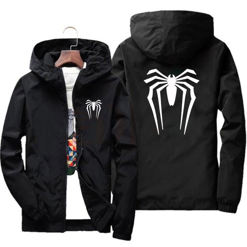 

Men s Spring New Sport Jacket Fashion Casual Outdoor Large S-7XL Windproof Zipper Hoodie Top 4XL