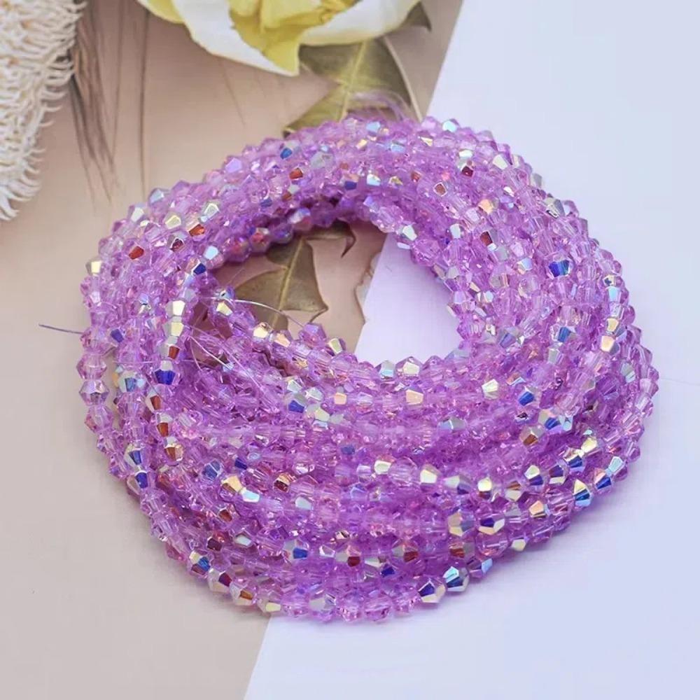 10pcs New 4mm Bicone Crystal Beads Glass Colorful Loose Spacer Beads DIY Austria Faceted Crystal Beads For Jewelry Making