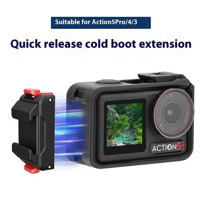 BRDRC For DJI Osmo Action 5 Pro/Action 4/Action 3 Cold Shoe Expansion Kit