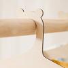 Wooden Clothes Hanger for Baby Clothes Cute Bear Ears Hanger Rack Toddlers Children Infant Hangers for Closet Coat Pants Clothing Storage
