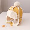 Breathable Earmuff Caps Baby Warmth Ear Flap Hat with Fleece Lining for Winter
