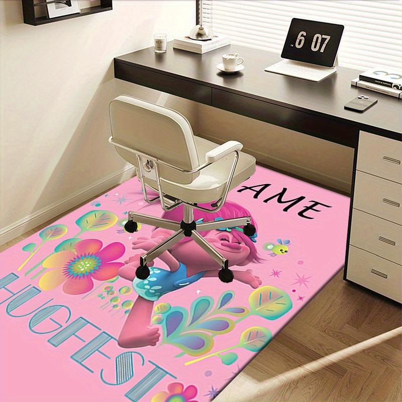 Hugfest, Trolls, Poppy Office Carpet Soft Polyester Entrance Carpet Washable Non slip Machine Washab
