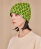 Bajal Va Pattern Jacquard Beanie Green