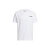adidas T Shirts Unisex White Crew Neck Moderate Straight Fit HM3548