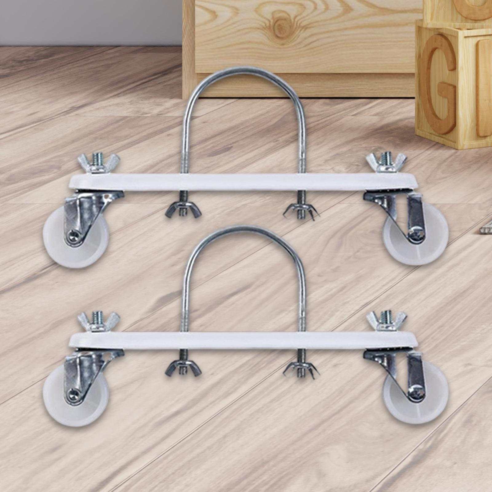 

2 шт. Масляний радіатор Опора на коліщатках Запасні частини Проста установка 8,3 дюйма завдовжки Професійний міцний аксесуар