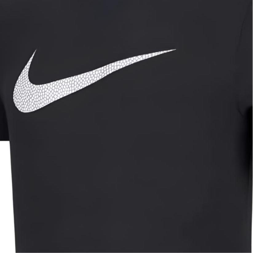 Nike T Shirts Men's Black Crew Neck Moderate Straight Fit AA4526-010