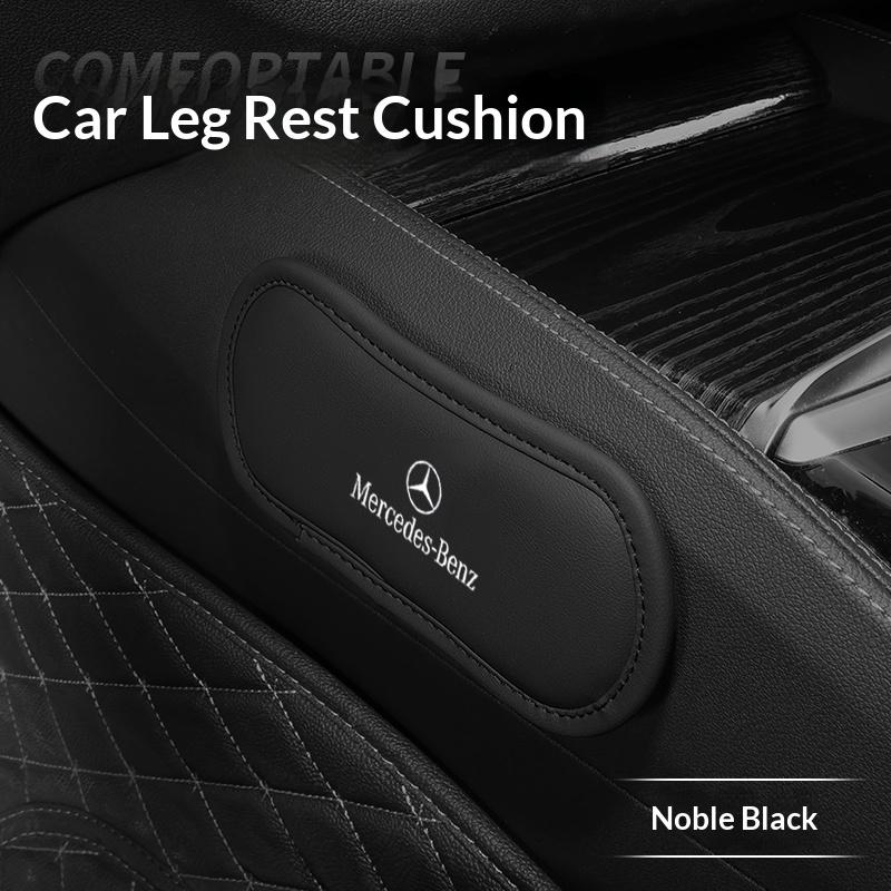 AJBR2 Leather car knee pads car center console leg pads for Mercedes Benz AMG C E S GLE CLC class W204 W203 W205 W124 W221 W213 W212