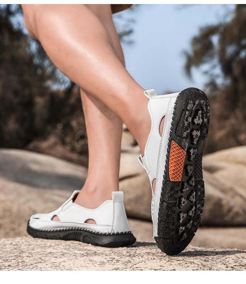 Herren Plus Size Netz Atmungsaktive Sommer Strand Sandalen