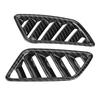 2Pcs Interior Upper Air Vent Outlet Cover Trim for Mitsubishi Eclipse Cross 17 18 Carbon Fiber