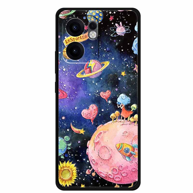 3D Emboss Case For OPPO Reno 13F 14F Case 13 14 F Coque Flowers Silicone Soft Back Cover For OPPO Reno 13 Pro A38 A18 Phone Case