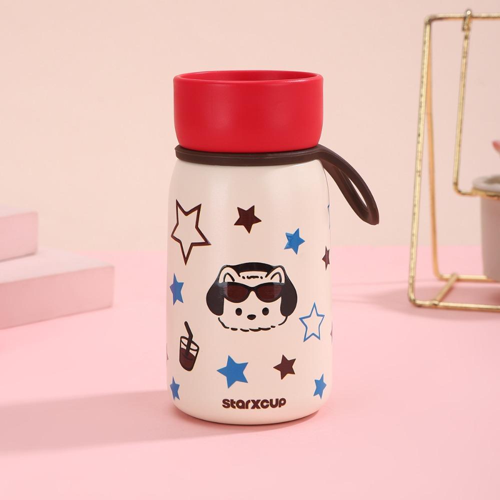 

Durable 316 Stainless Steel Insulated Cup 350ml Leak Proof Water Bottle With Handle Mini Coffee Mug Outdoor Hiking 50ml