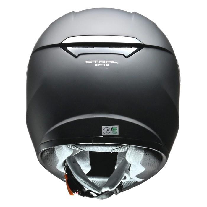 LEAD STRAX Full Face Helmet Matte Black M (57-58cm) SF-12