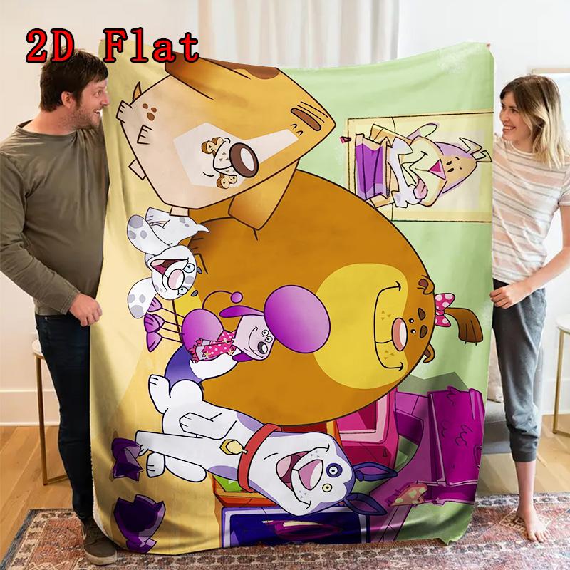 Escola pra cachorro 2D Flat Pattern Flannel Blanket High quality All Seasons Warmth and Comfort Perfect for Christmas Gifts.