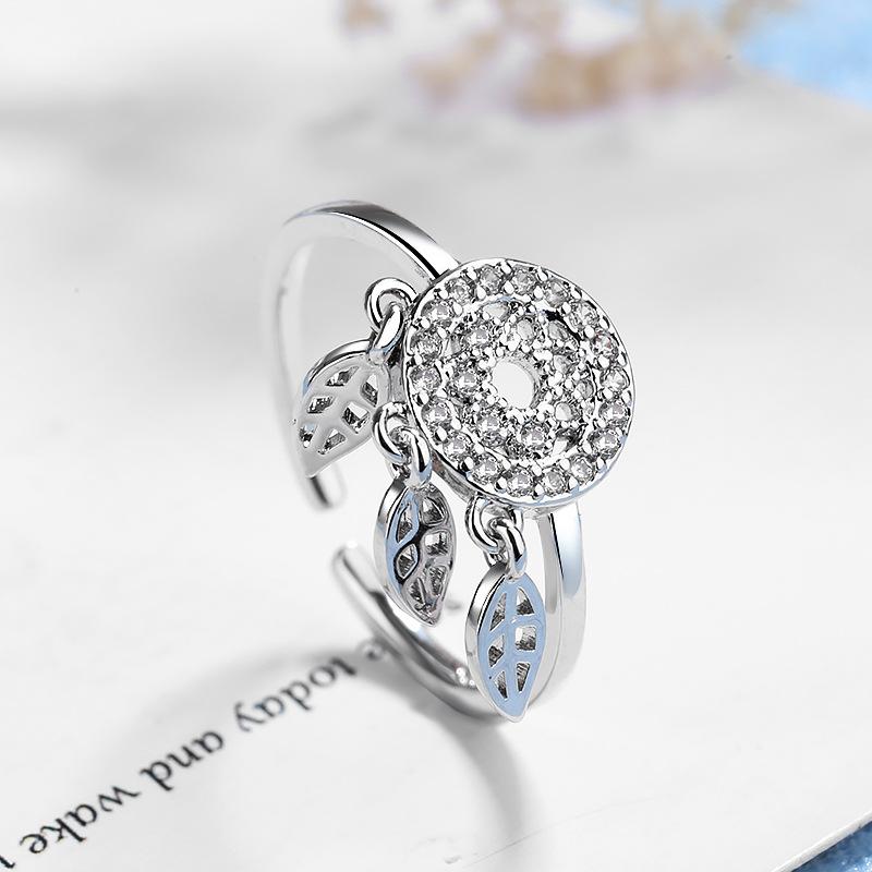 Lindon Klassisk Kobberlegering Zirkon Ring Dame Smykker Bryllupsløfte Festgave