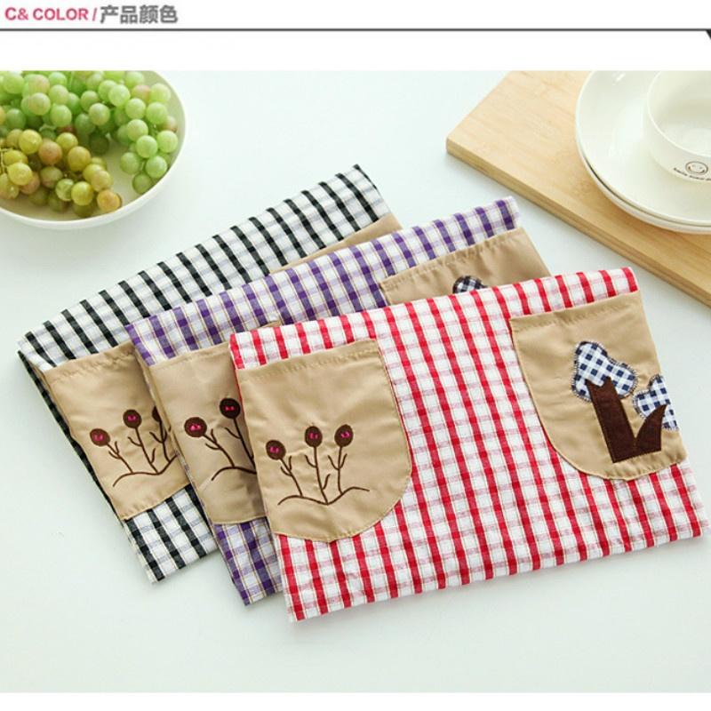 Domů Kuchyně Vyšívání Bavlna Konopná Zástěra Móda Servis proti mastnotě Zástěra Zboží pro domácnost