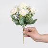 Artificial Flower Rose Chrysanthemum Silk Bridal Bouquet Wedding Outdoor Garden Festival Home Room Vase Table Diy Gift Car Decor