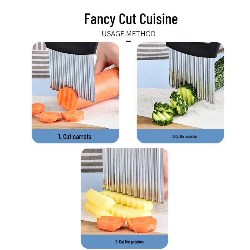 Versatile Wavy Veggie & Potato Cutter