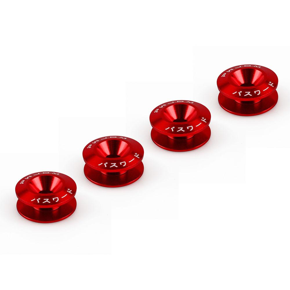 Pare-chocs De Fixations À Dégagement Rapide JDM En Aluminium Pour Kit De Couvercles De Trappe De Garde-boue De Coffre De Voiture