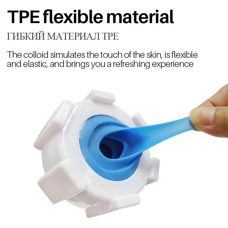 Penis Ring Composable Masturbator For Man Soft Pocket Pussy Silicone Delay Trainer